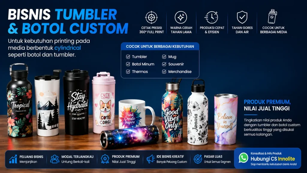 Hasil Printer UV Cylinder Innolite