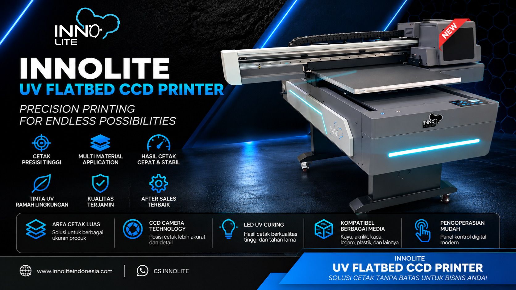 Printer UV Flatbed CCD Innolite